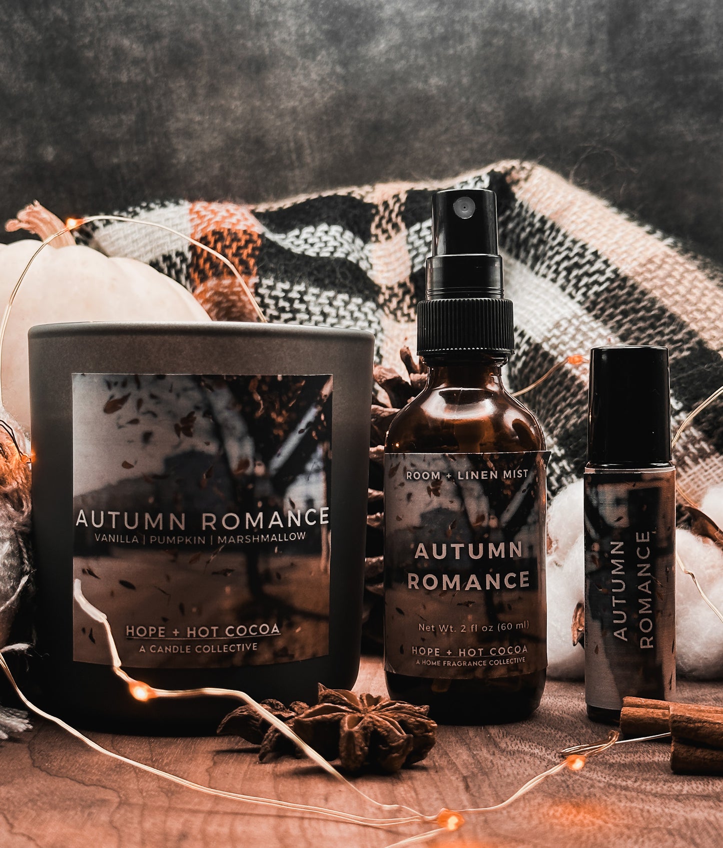 Autumn Romance Soy Candle - 8 oz